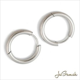 Kruhové náušnice CHIRURGICKÁ OCEĽ 19mm, 2ks (CH1763)